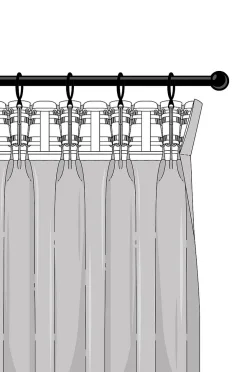 ADAVALE Multifunktionsgardine, 2 St.