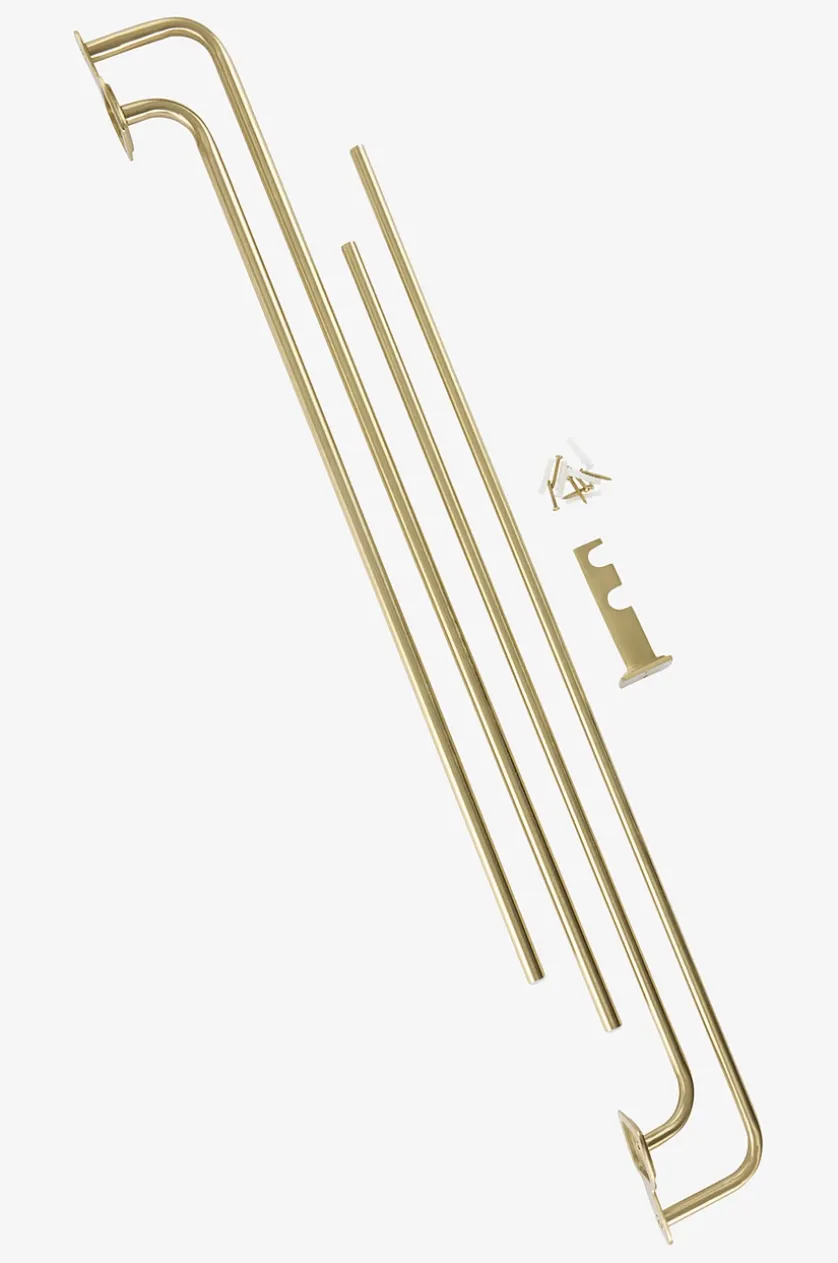 AURI Gardinenstange doppelt 110-186 cm