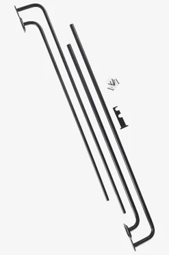 AURI Gardinenstange doppelt 110-186 cm