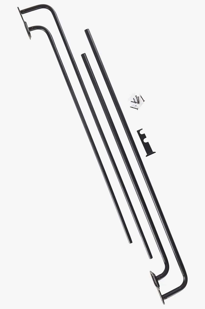 AURI Gardinenstange doppelt 110-186 cm