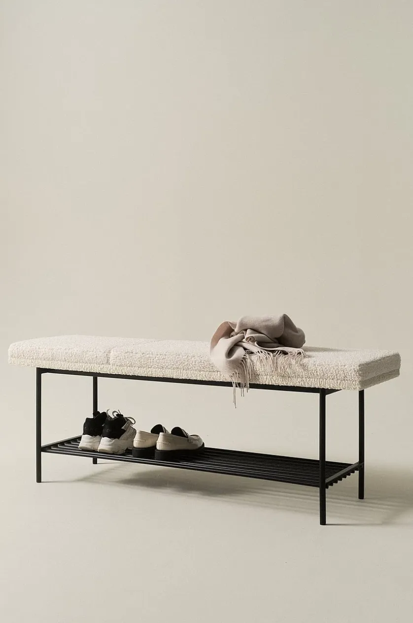 BARKLY Bank mit Schuhregal 140 cm