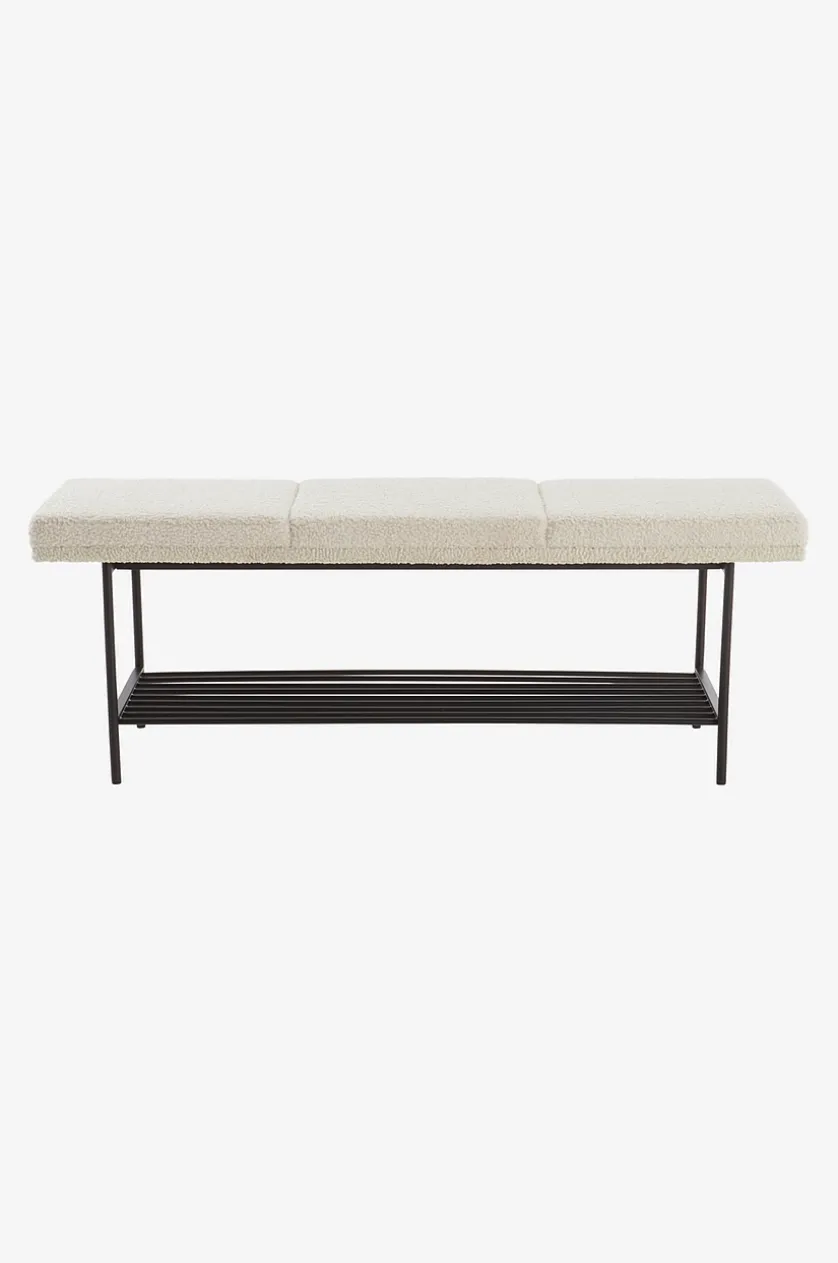 BARKLY Bank mit Schuhregal 140 cm