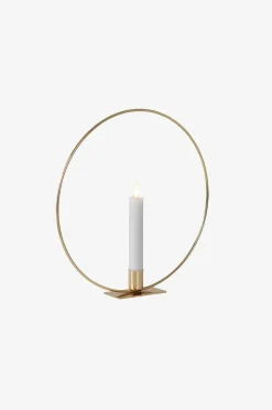 CANDLE RING Tisch-Deko mit LED-Kerze