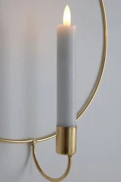 CANDLE RING Wanddeko mit LED-Kerze