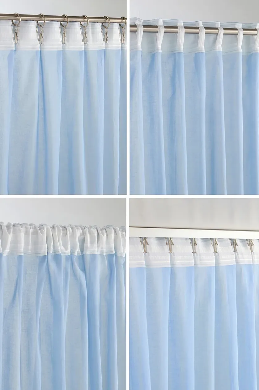 CORINNE Voile-Gardine 1-Länge extra breit