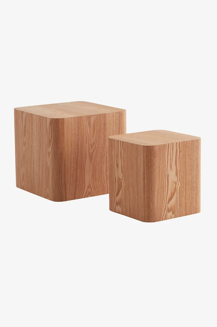 CUBO Beistelltisch, 2 St., 30 x 30 cm + 40 x 40 cm