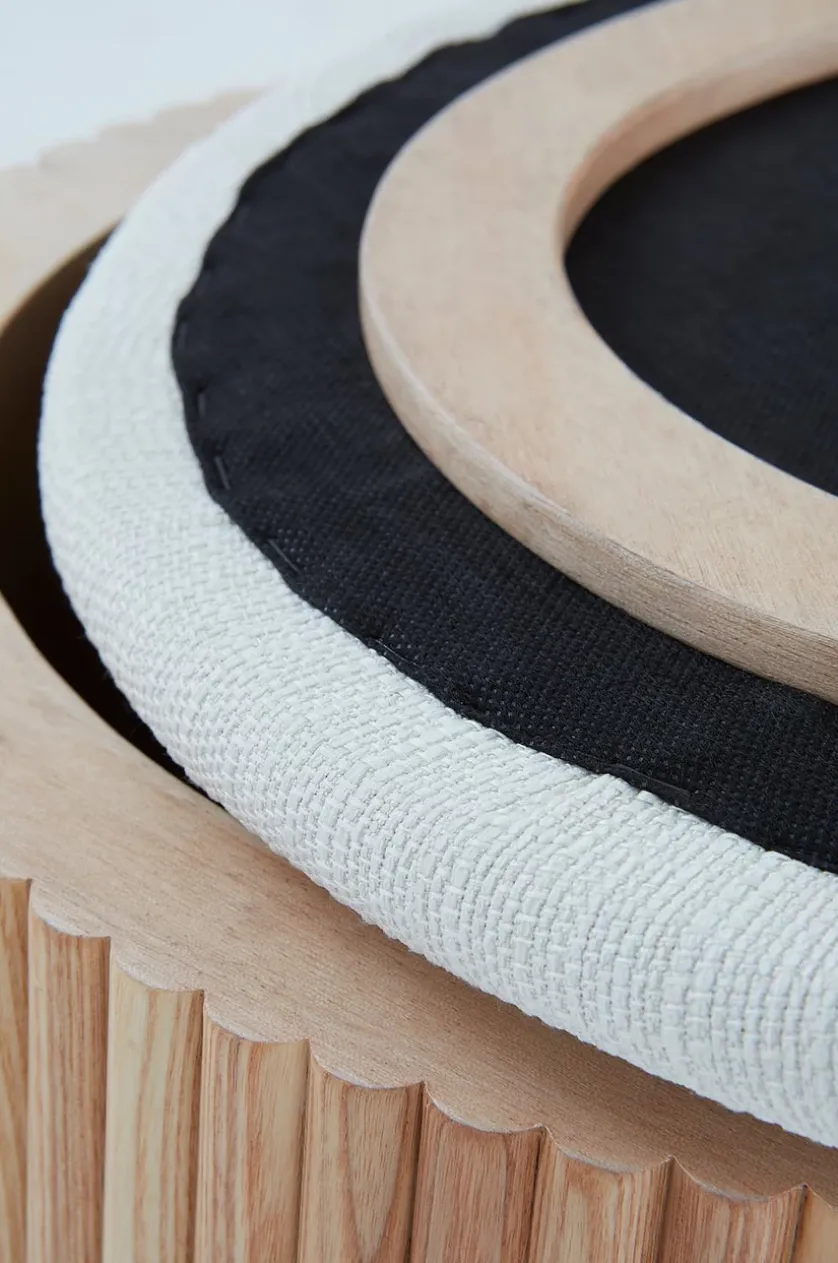 DARWIN Pouf/Hocker Ø 40 cm