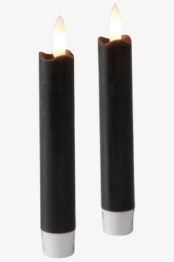 FLAMME Antikkerze LED 15 cm, 2 St.