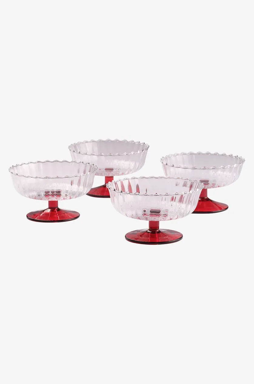 FLORA Dessertschale 4er-Pack