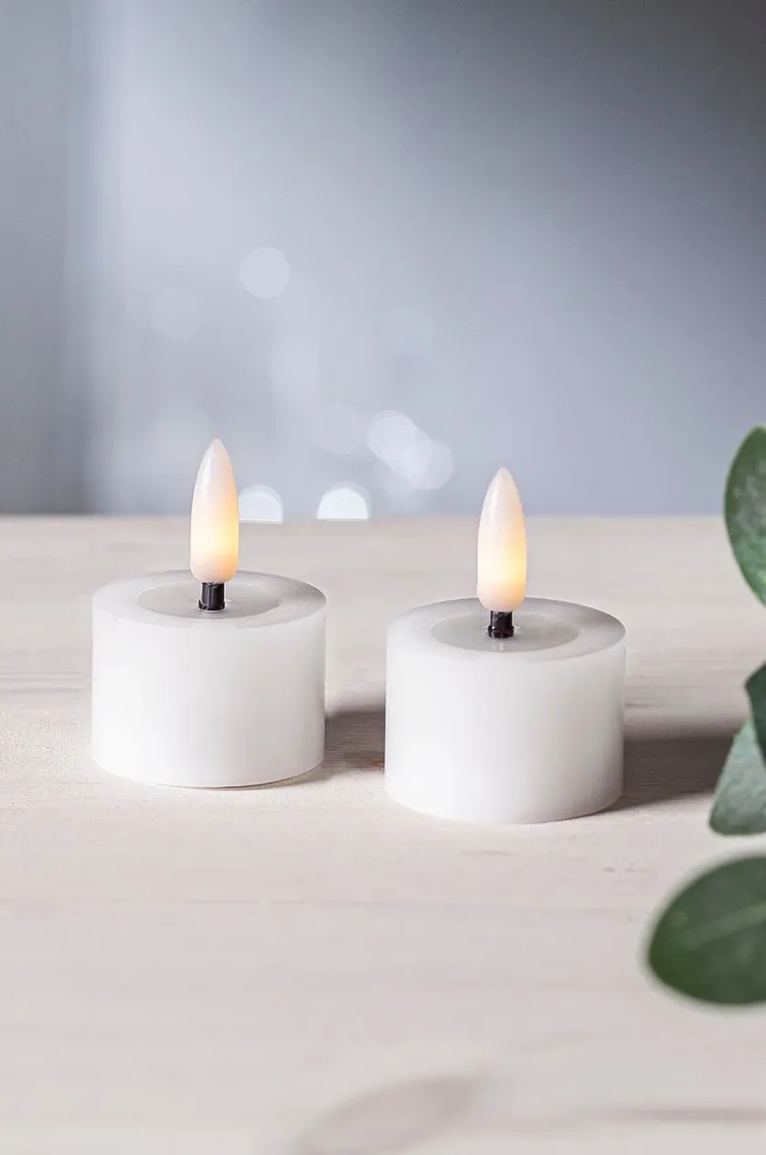 FLOW batteriebetriebenes Teelicht ø 4 cm im 2er-Pack