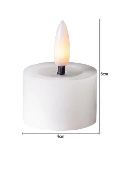 FLOW batteriebetriebenes Teelicht ø 4 cm im 2er-Pack