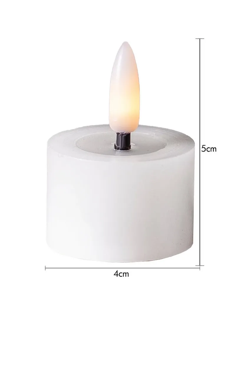 FLOW batteriebetriebenes Teelicht ø 4 cm im 2er-Pack