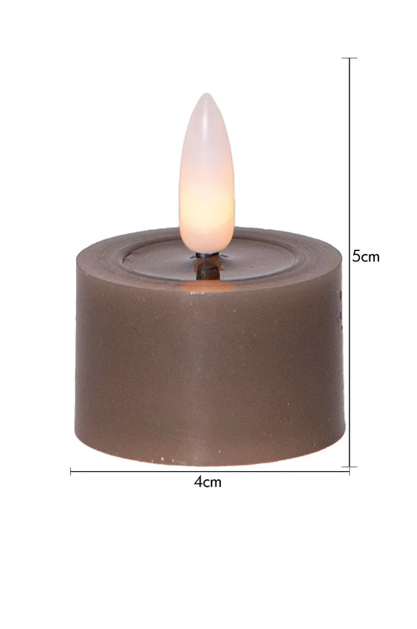 FLOW batteriebetriebenes Teelicht ø 4 cm im 2er-Pack