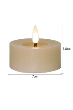 FLOW batteriebetriebenes Teelicht ø 7 cm im 2er-Pack