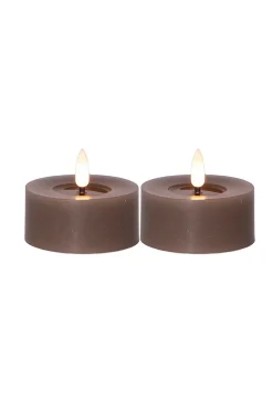 FLOW batteriebetriebenes Teelicht ø 7 cm im 2er-Pack