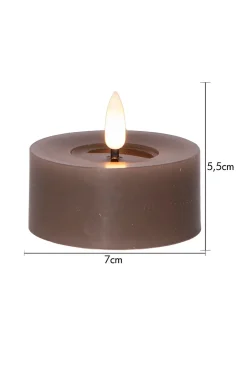 FLOW batteriebetriebenes Teelicht ø 7 cm im 2er-Pack