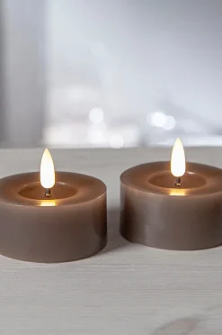 FLOW batteriebetriebenes Teelicht ø 7 cm im 2er-Pack