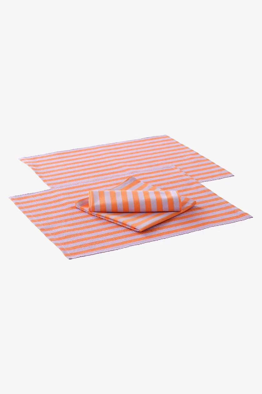 FRIDOLIN Tischset mit 2er-Pack Serviette mit 2er-Pack