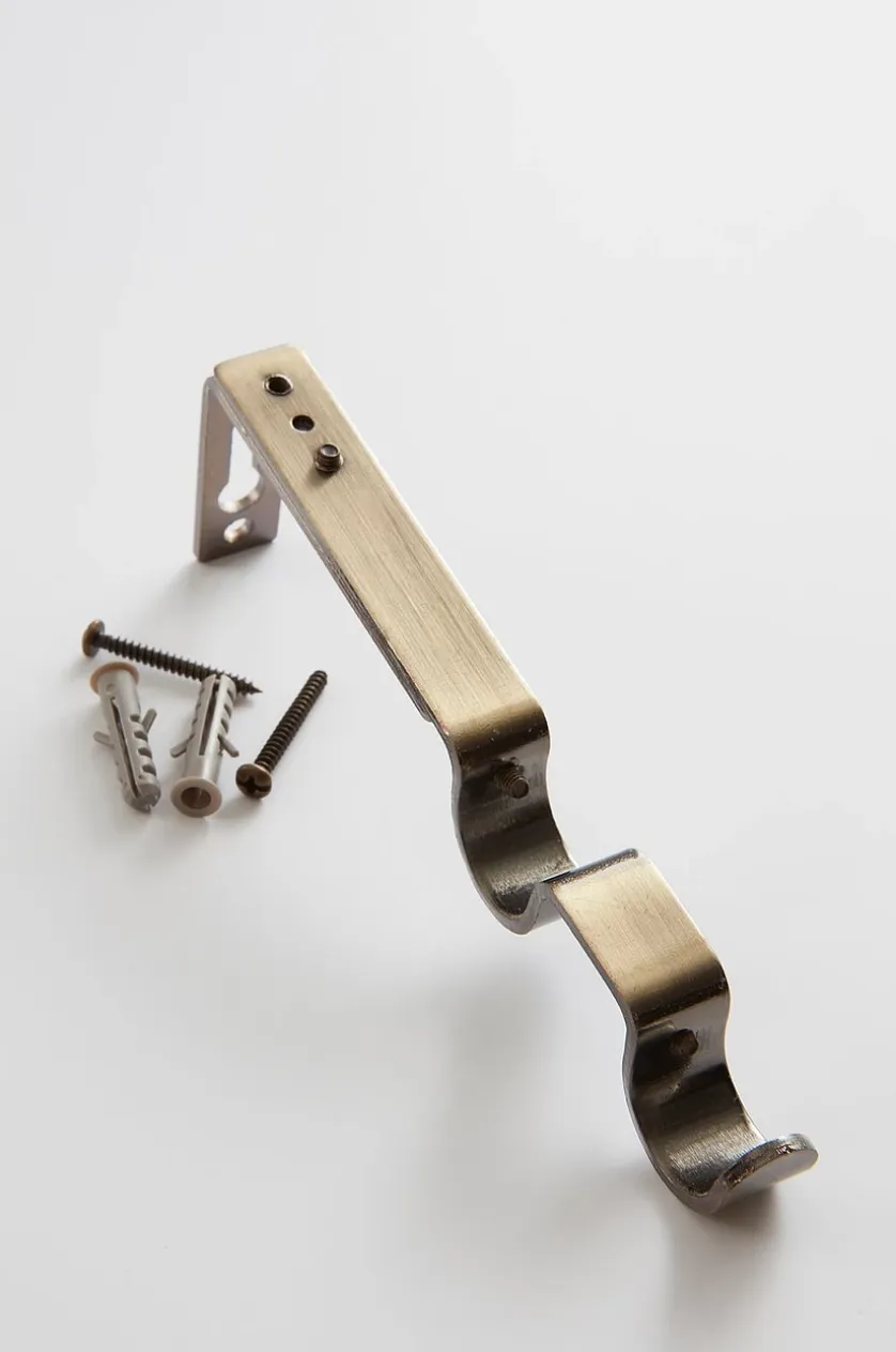 Gardinenstangenhalter doppelt, Ø 19 mm