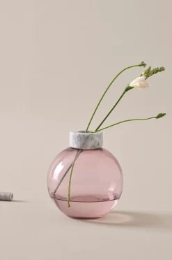 HILLEVI Glasvase, 19 cm hoch