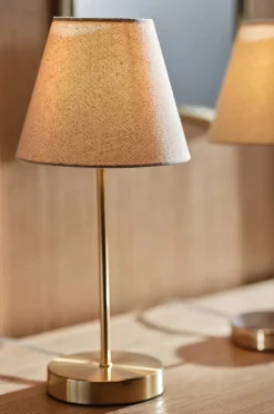LASSE Tischlampe aus Messing mit 2er-Pack