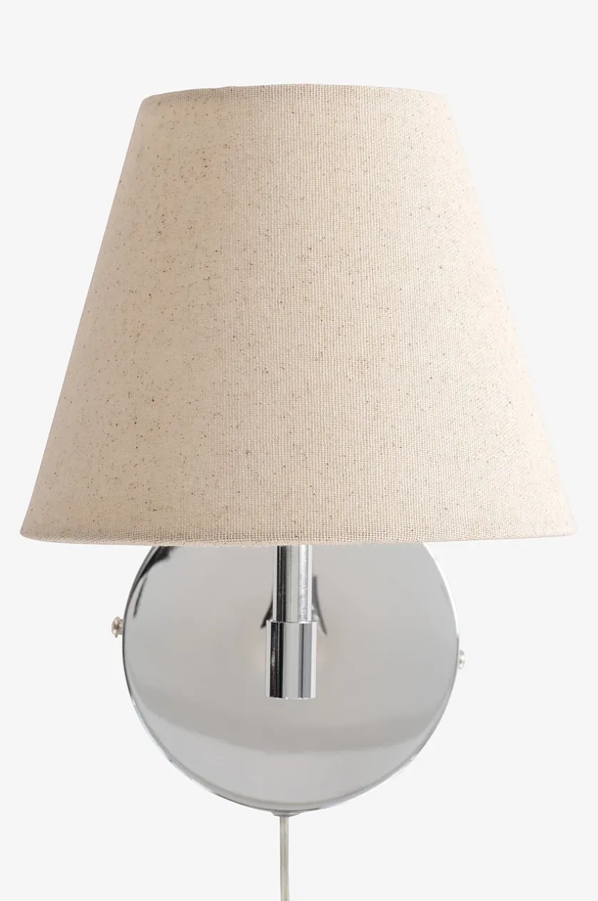 LASSE verchromte Wandlampe im 2er-Pack
