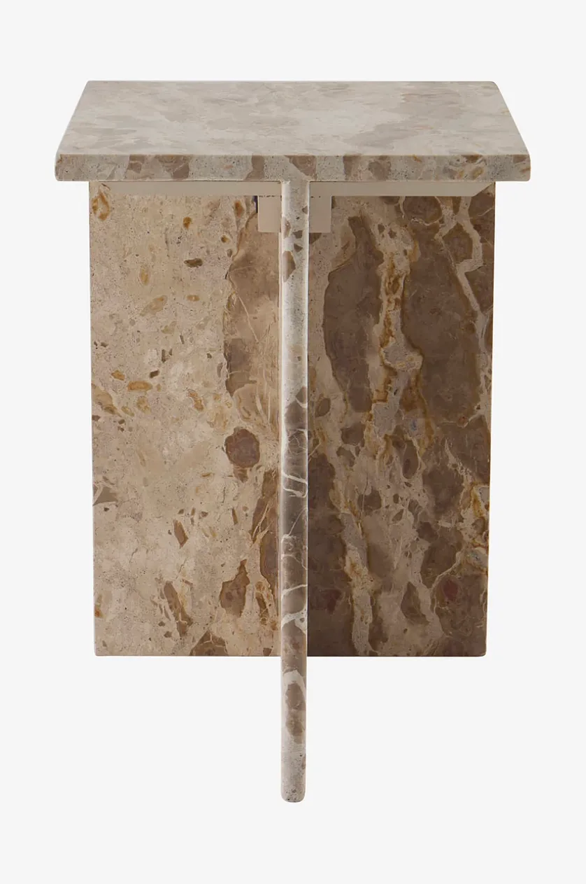 MELETO Beistelltisch Marmor 35x35 cm