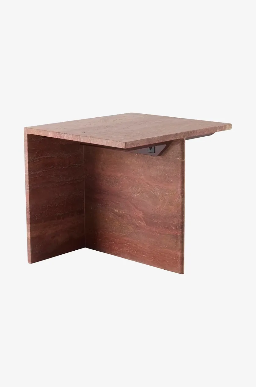 MELETO Beistelltisch Travertin 40x45 cm