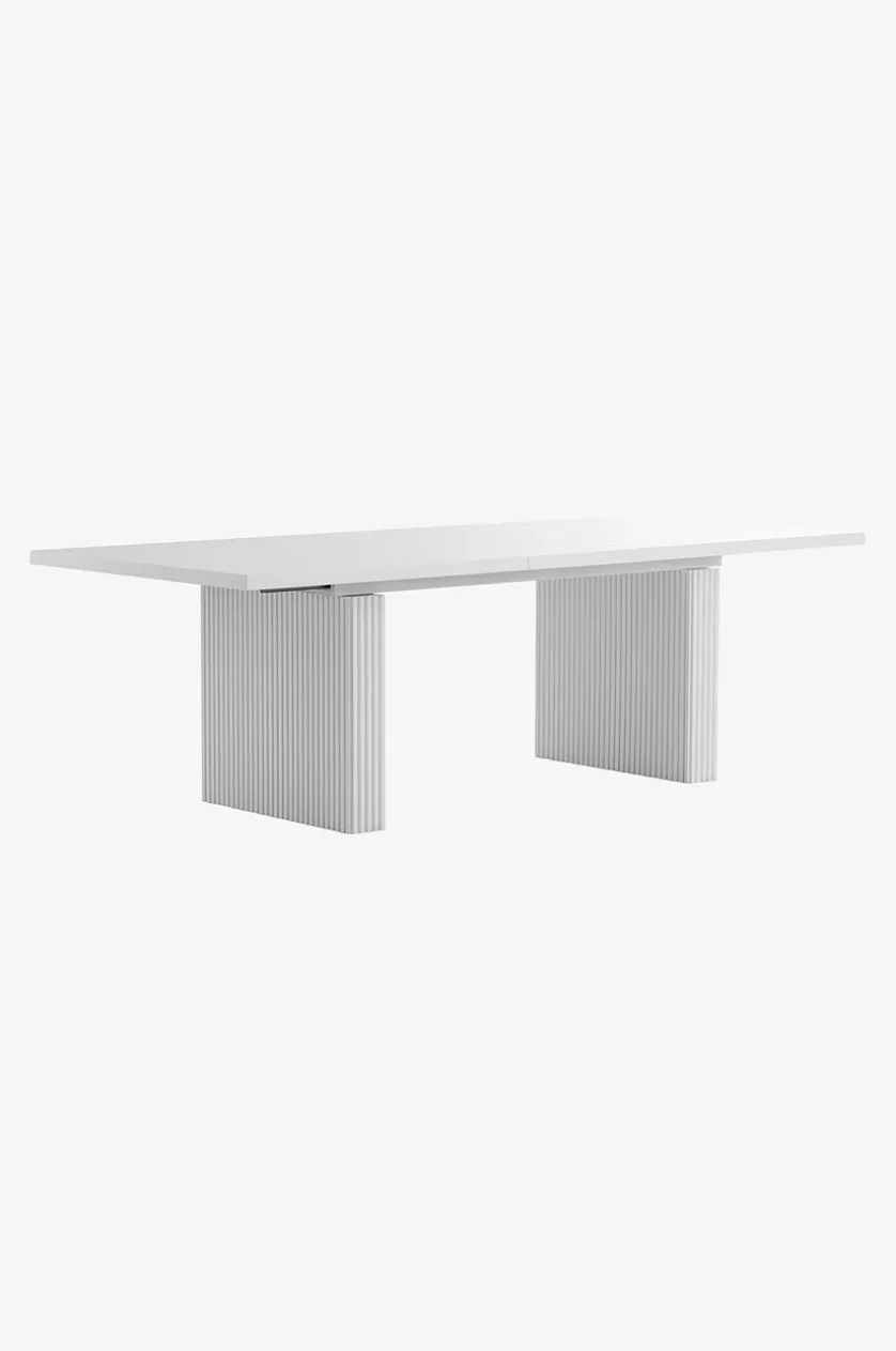 PALANZO Esstisch mit Einlegeplatte 105x196+45 cm