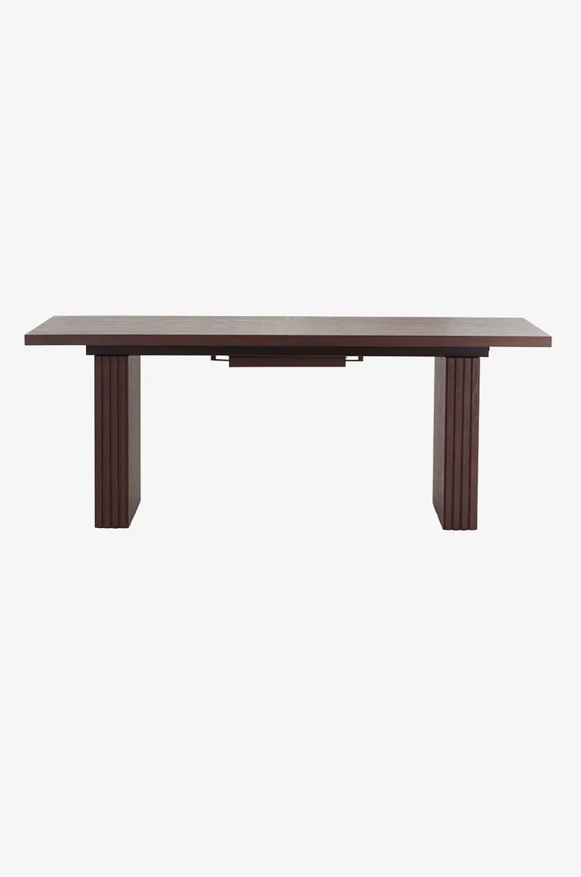 PALANZO Esstisch mit Einlegeplatte 105x196+45 cm