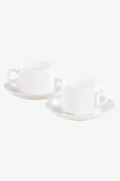 PEACE kleine Tasse mit Unterteller im 2er-Pack
