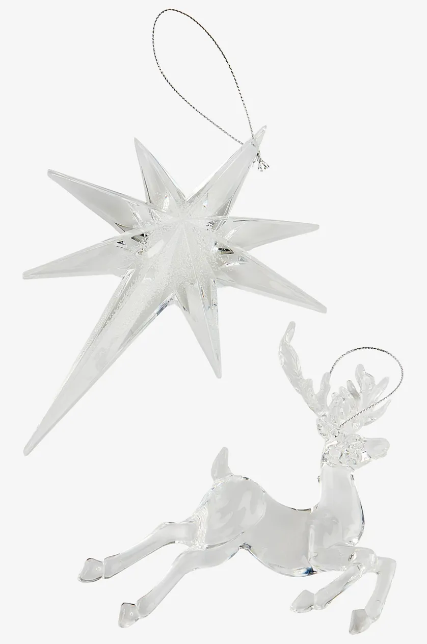 REINDEER Weihnachtsdekoration 4er-Pack