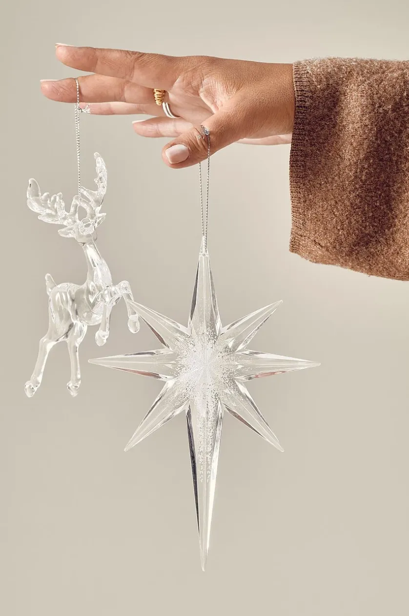 REINDEER Weihnachtsdekoration 4er-Pack