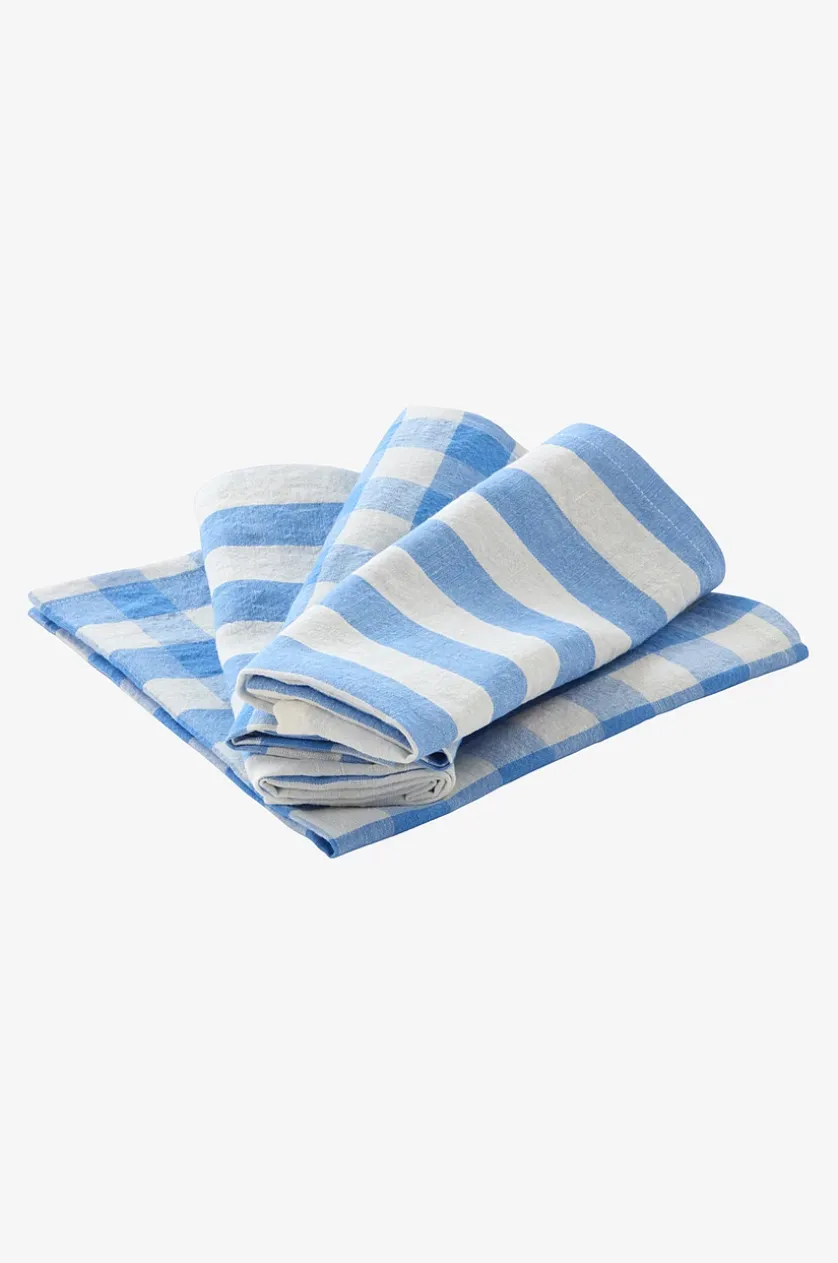 SANNE Serviette aus Leinen-Mix 4er-Pack