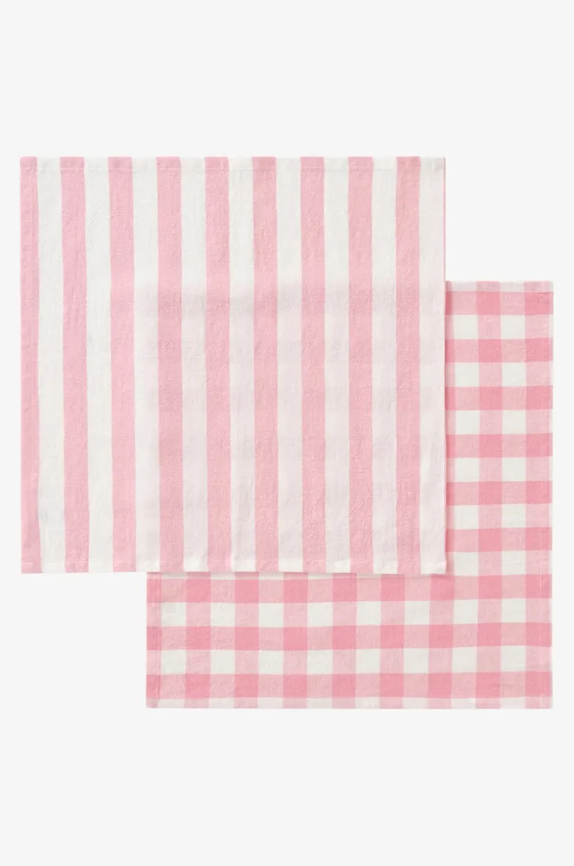 SANNE Serviette aus Leinen-Mix 4er-Pack