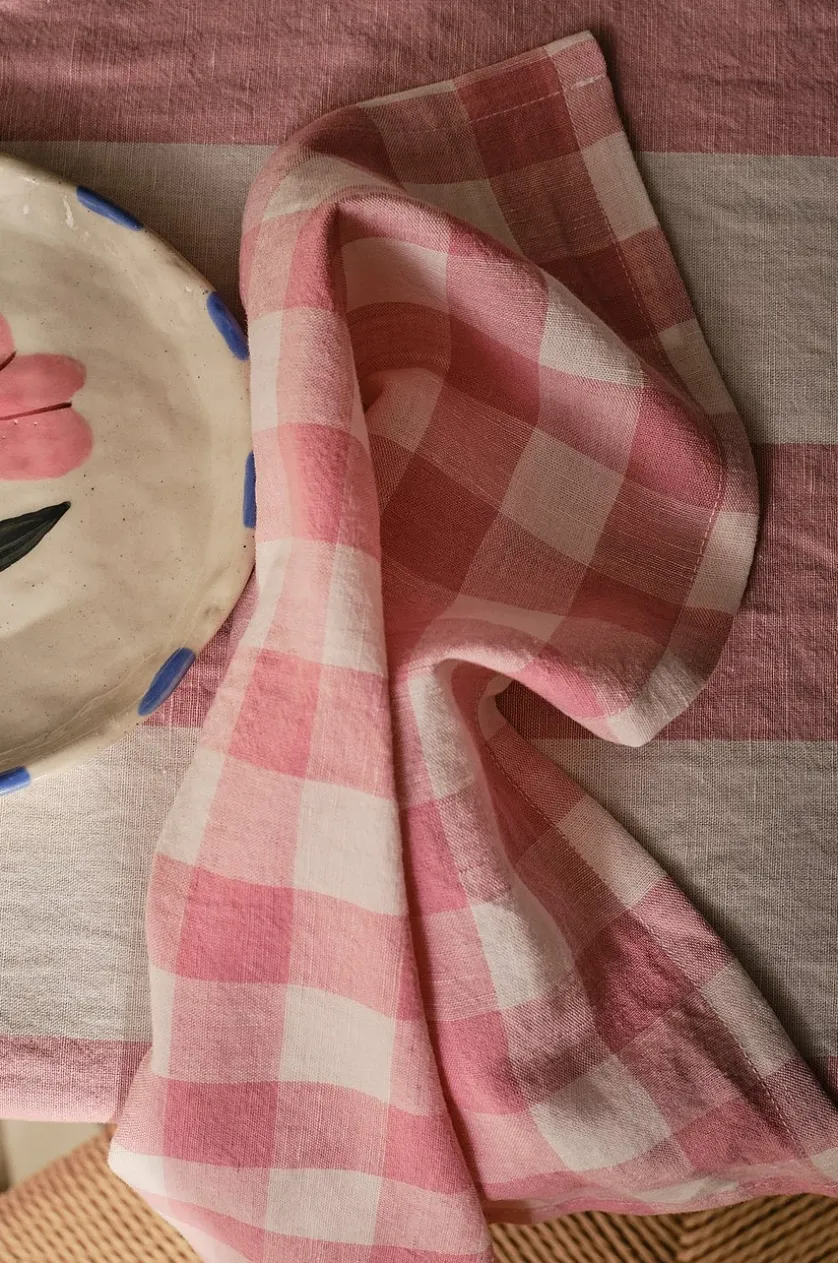 SANNE Serviette aus Leinen-Mix 4er-Pack