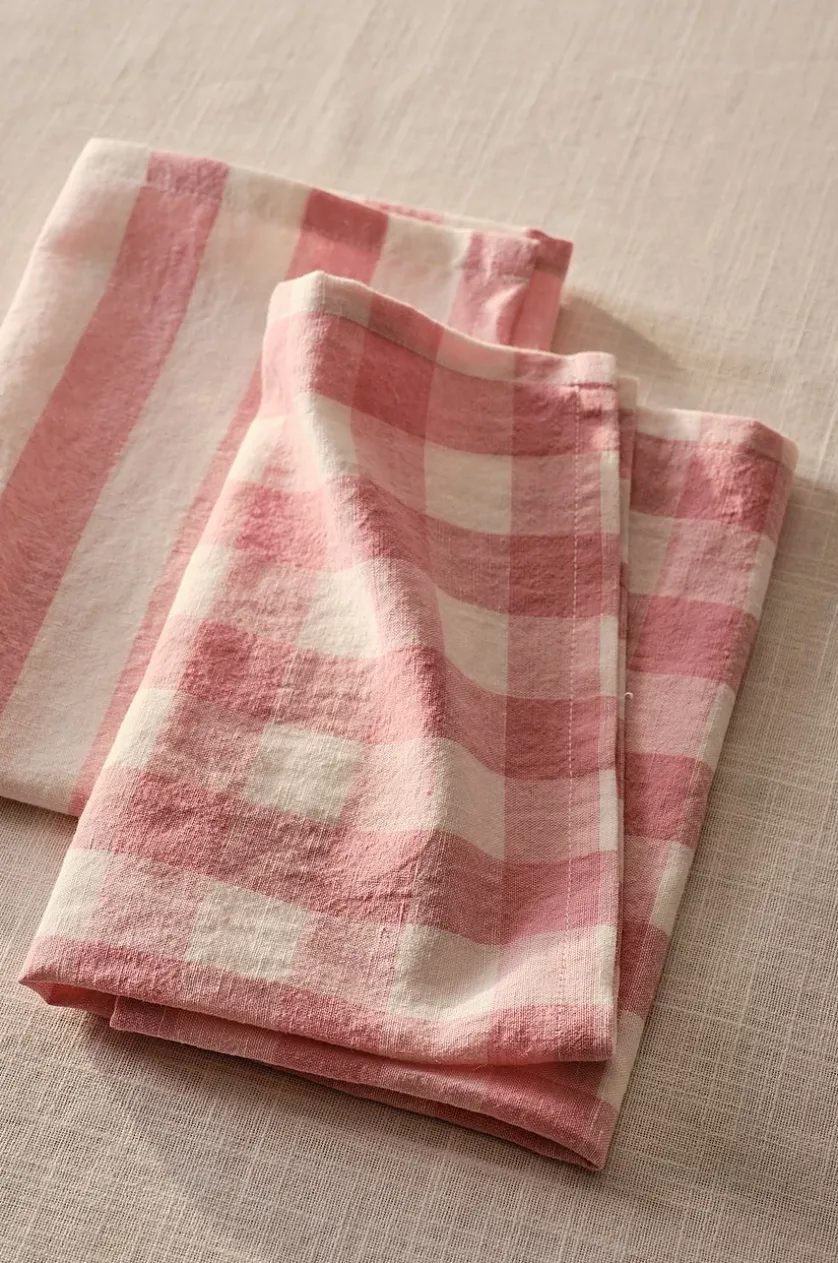 SANNE Serviette aus Leinen-Mix 4er-Pack