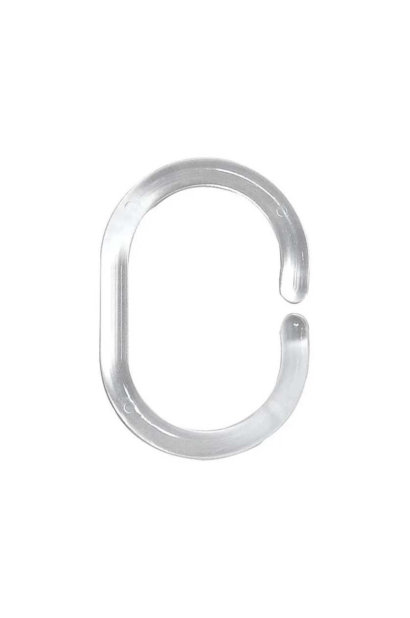 SHOWER Duschvorhang-Ring 12er-Pack
