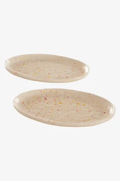 SPRINKLE Teller oval im 2er-Pack