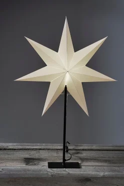 Stern mit Sockel Frozen 80 cm