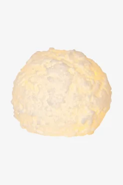 Stumpenkerze Snowball LED, 2 St.