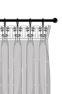 TESS Multifunktionsgardine extrabreit, 1 Schal