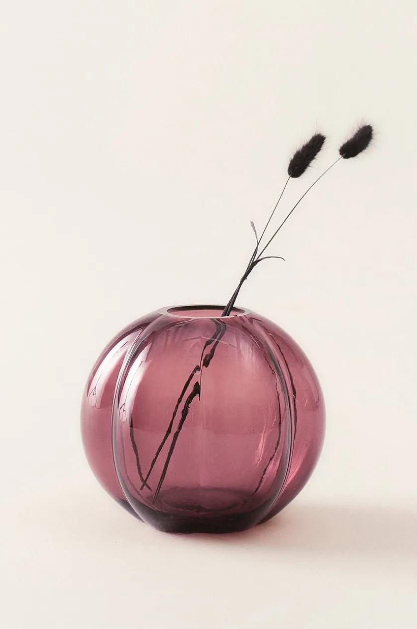 TEXAS Glasvase, 17 cm hoch