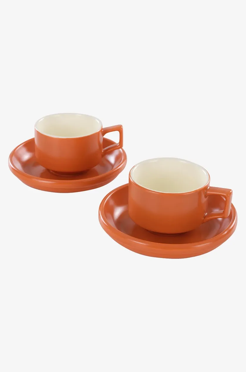 THELMA Kaffeetasse mit Beilagenteller im 2er-Pack