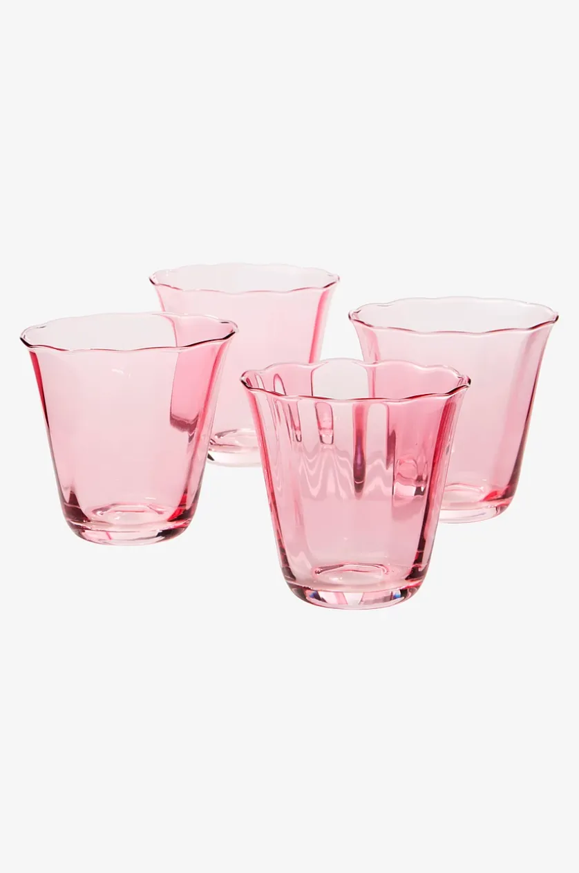 TULIP Glas mit Becher 4er-Pack