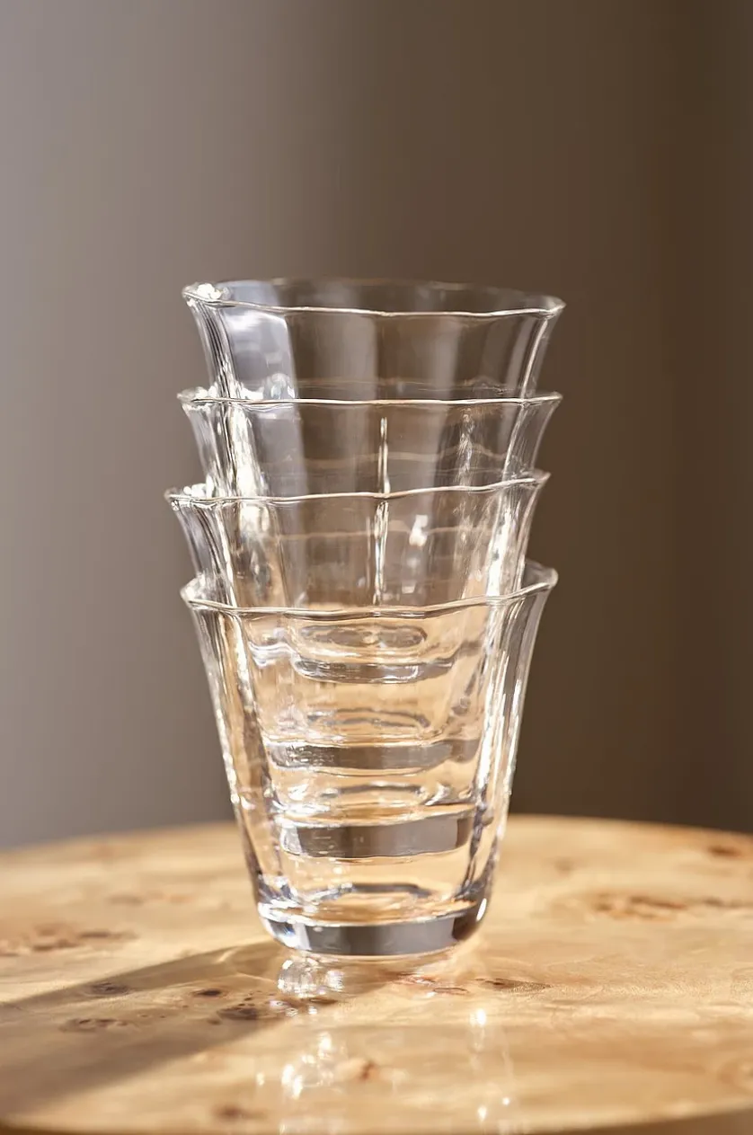 TULIP Glas mit Becher 4er-Pack