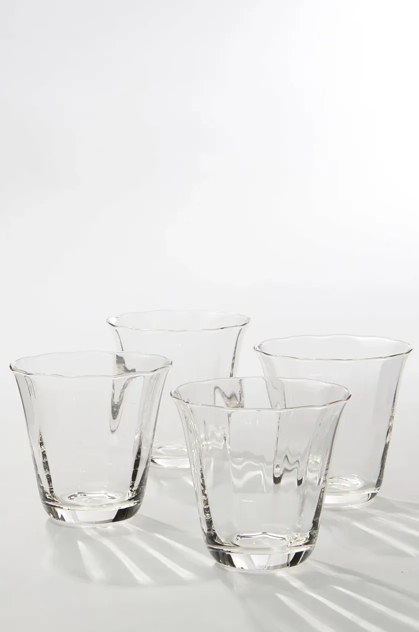 TULIP Glas mit Becher 4er-Pack