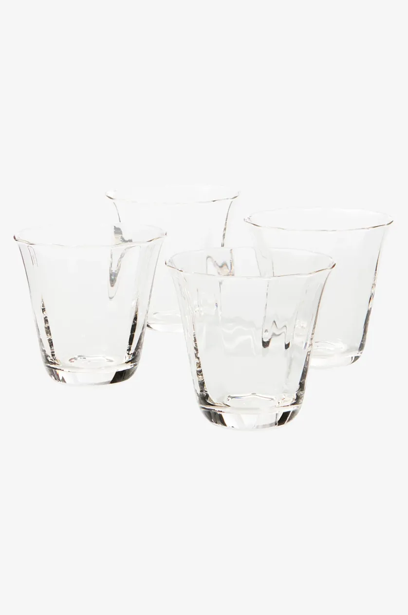 TULIP Glas mit Becher 4er-Pack