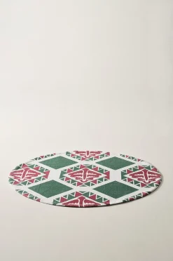 VERY MERRY Flachgewebeteppich Ø 110 cm