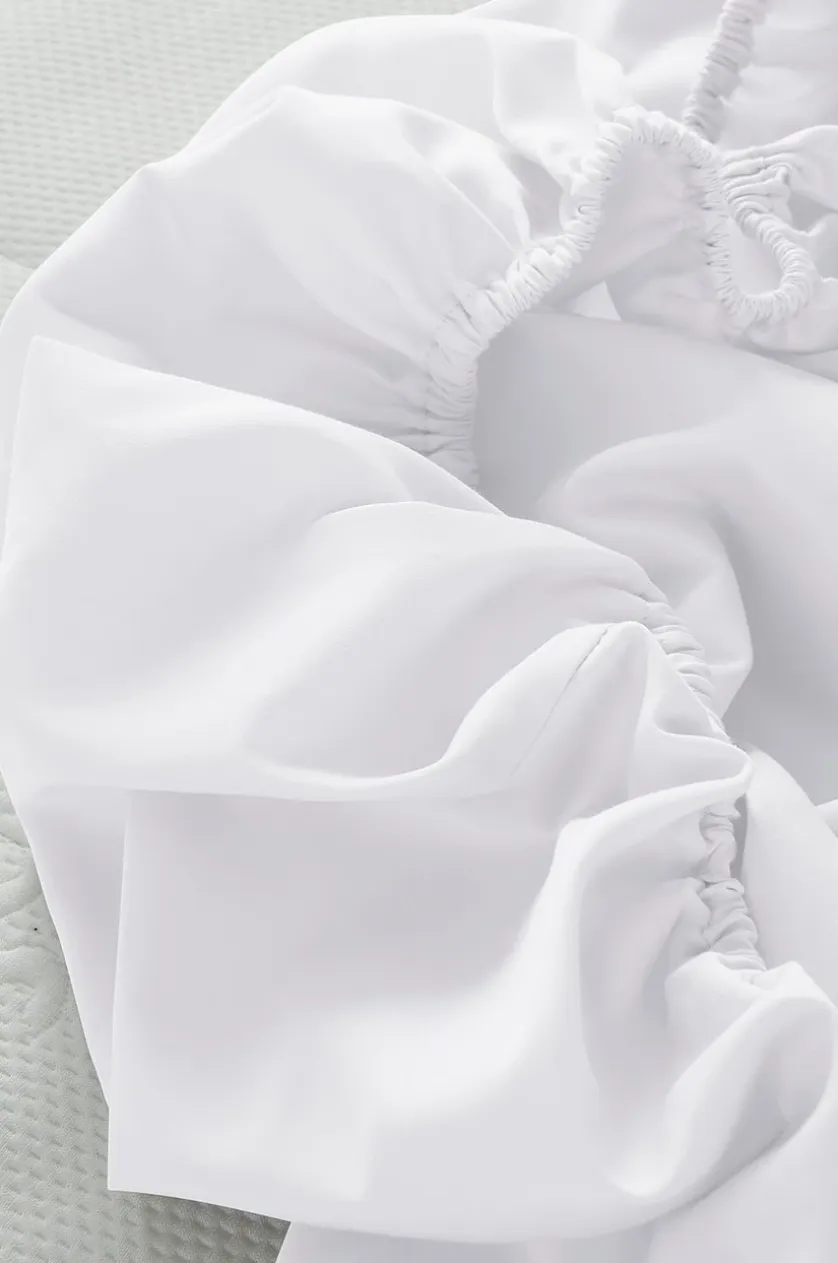 ZACK SATIN Spannbettlaken aus Satin hohe Matratze organisch